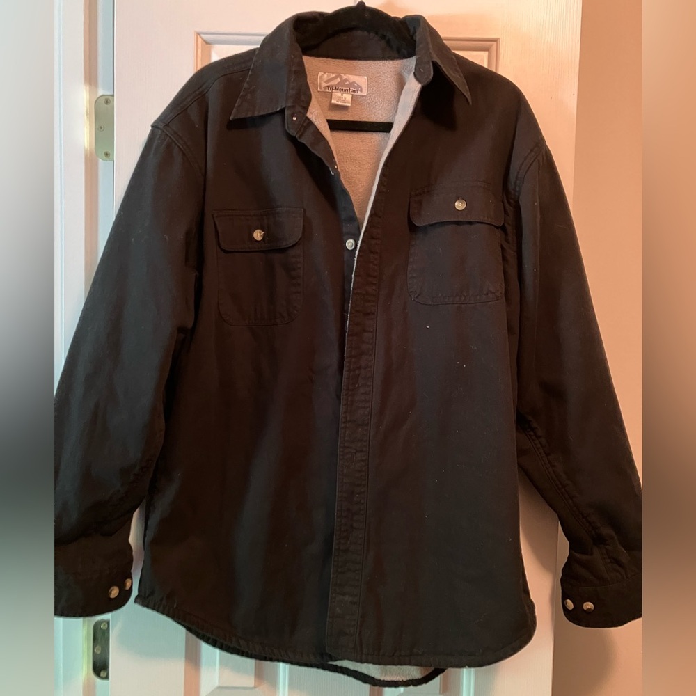 Vintage Tri-Mountain Fleece-Lined Coat